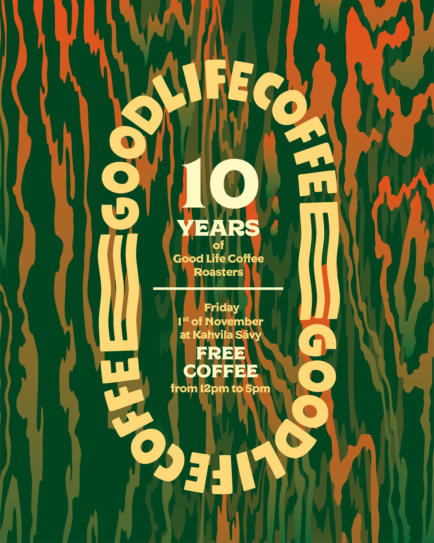 Good Life Coffee Roasters 10 vuotta!